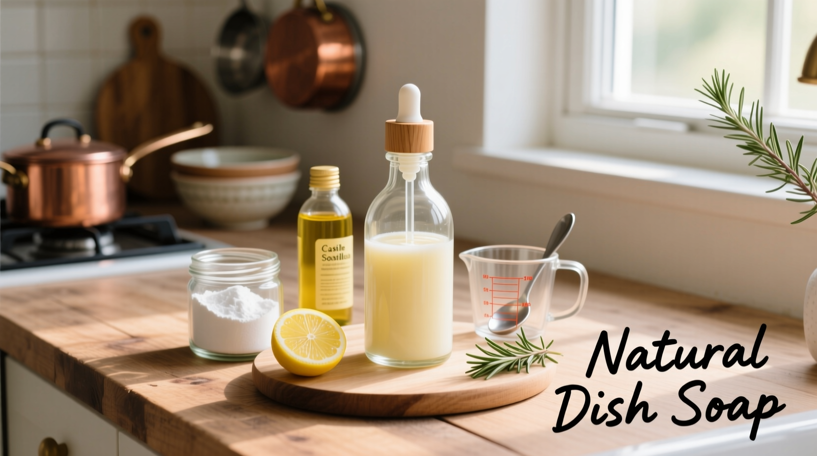 how to make your own natural dish soap using pantry staples