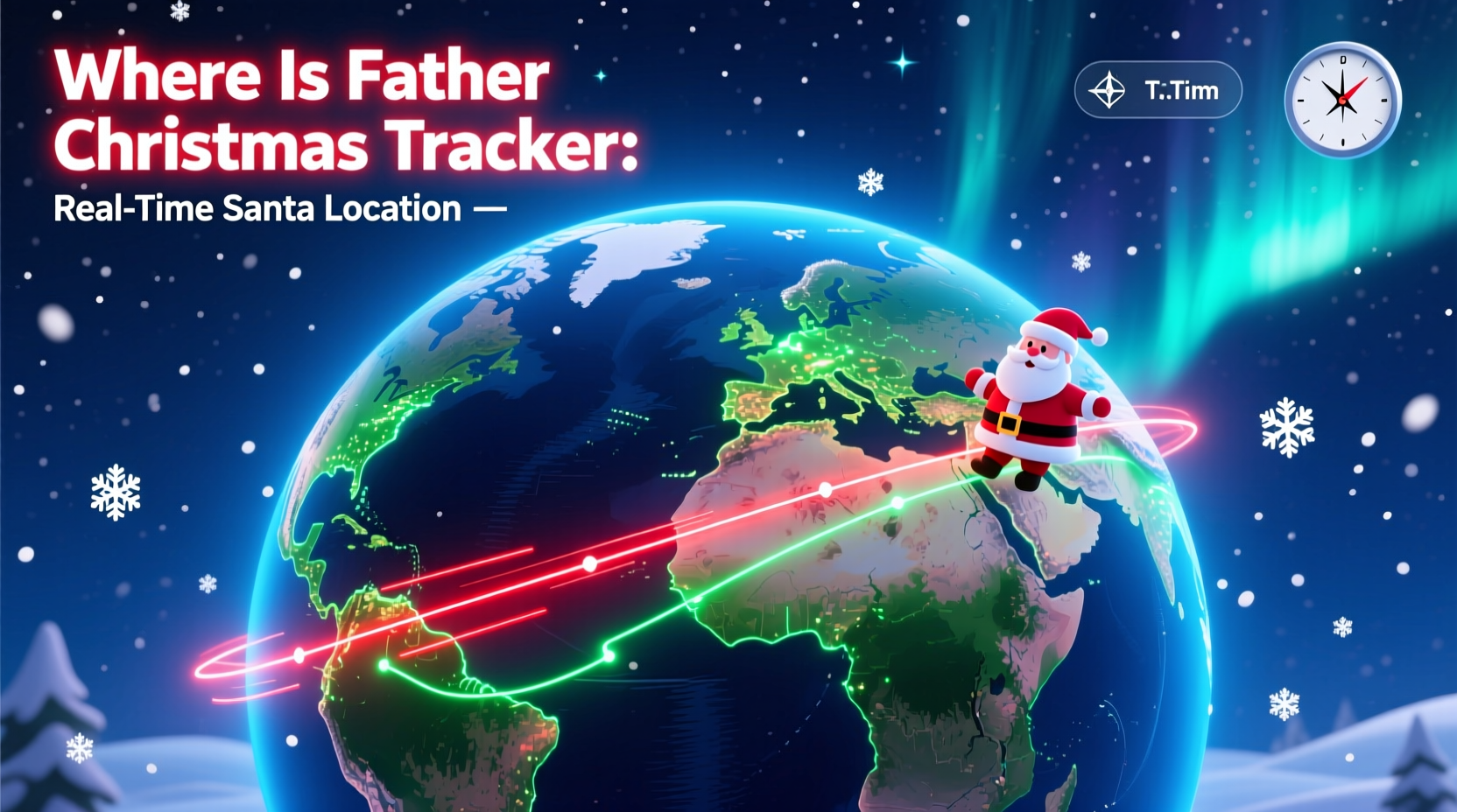 where is father christmas tracker