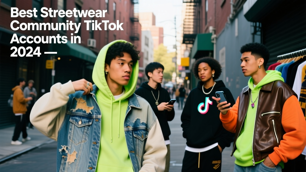 Best Streetwear Community TikTok Accounts in 2024