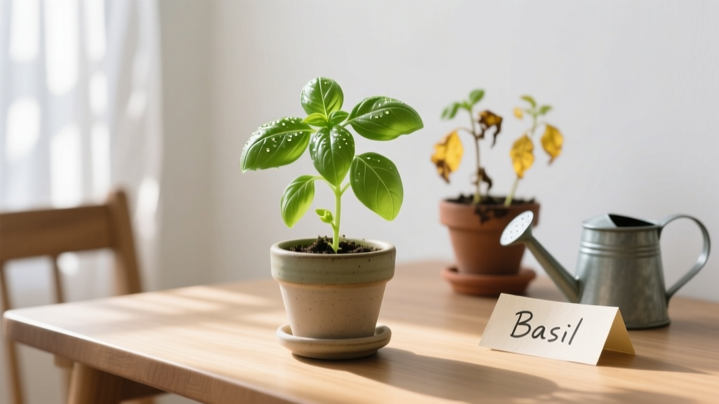 Basil Seedling Yellow Leaves: Causes & Fixes (2026)