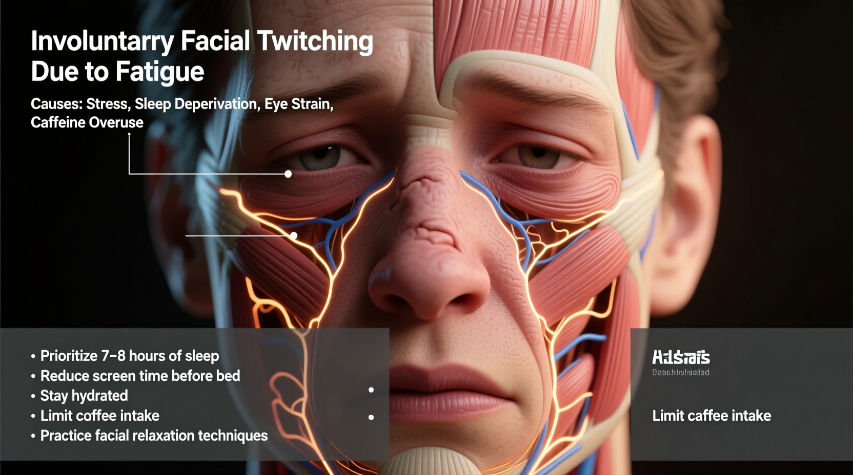 why does my face twitch involuntarily when tired causes and tips