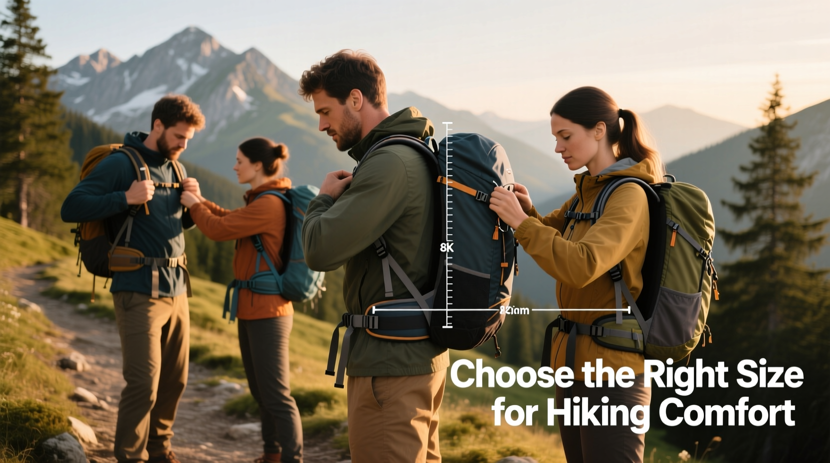 how to choose the right backpack size for hiking comfort