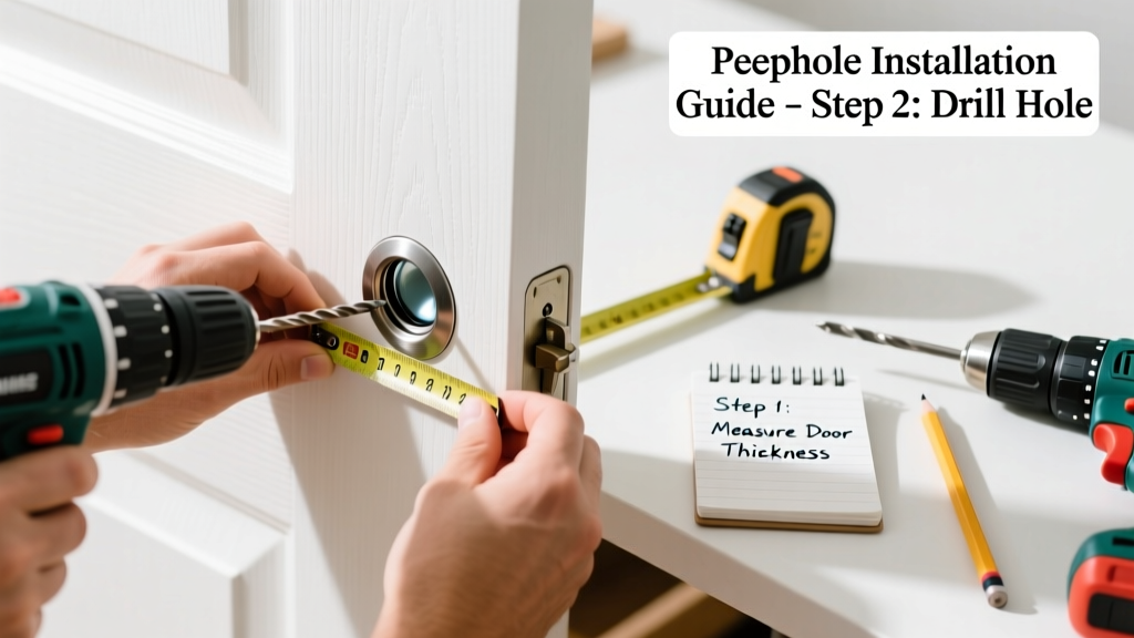 How to Install a Peephole in Your Front Door