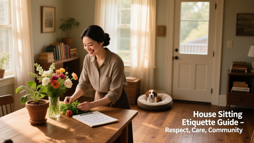 House sitting etiquette - a guide for sitters