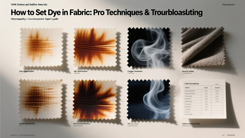 How to Set Dye in Fabric: Pro Techniques & Troubleshooting