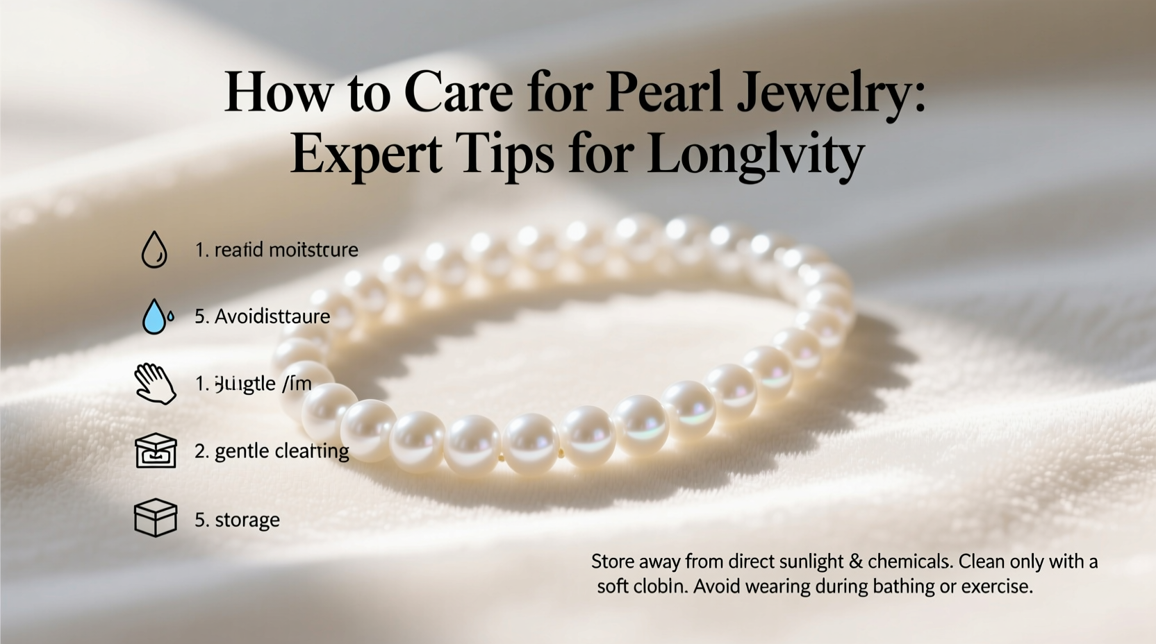 how do i care for my pearl jewelry