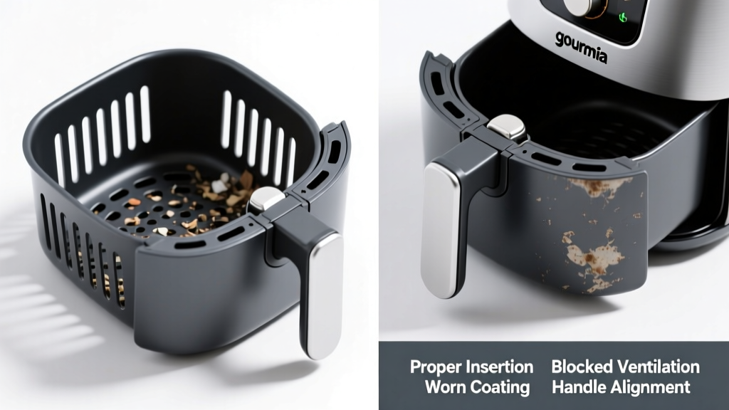 Gourmia 6 Qt Air Fryer Basket: Troubleshooting Guide