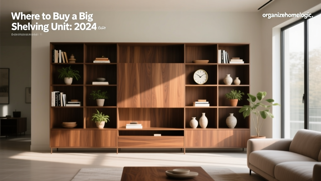 Where to Buy a Big Shelving Unit: 2024 Guide