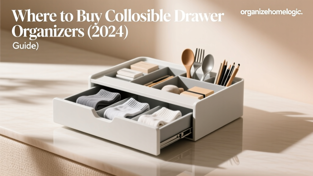 Where to Buy Collapsible Drawer Organizers (2024 Guide)