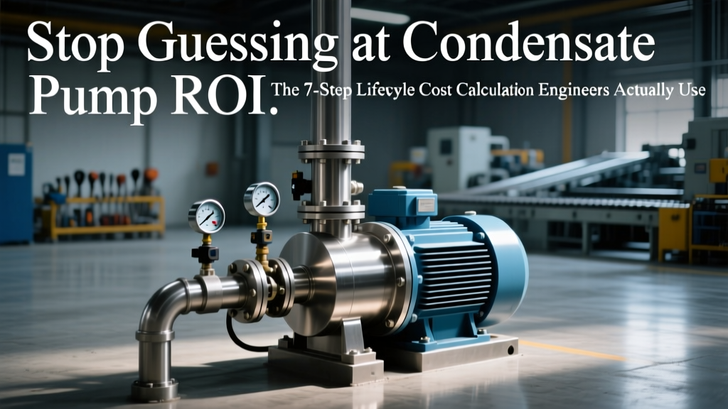 Condensate Pump ROI Calculator: 7-Step Lifecycle Cost