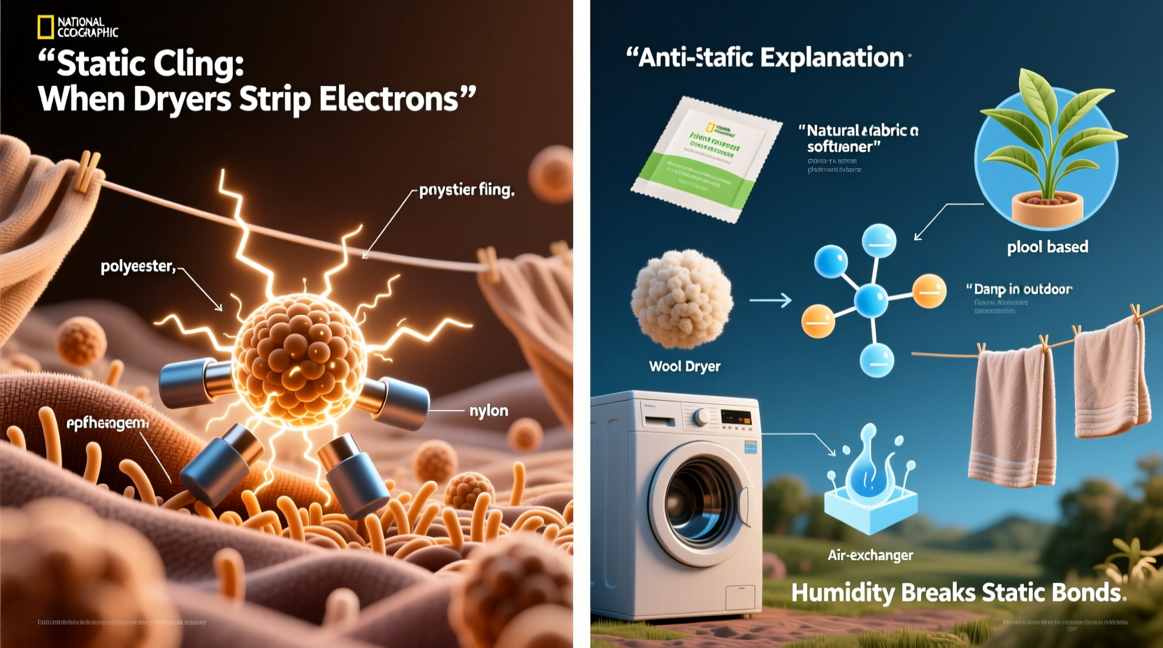 what causes static cling in laundry and how to eliminate it permanently