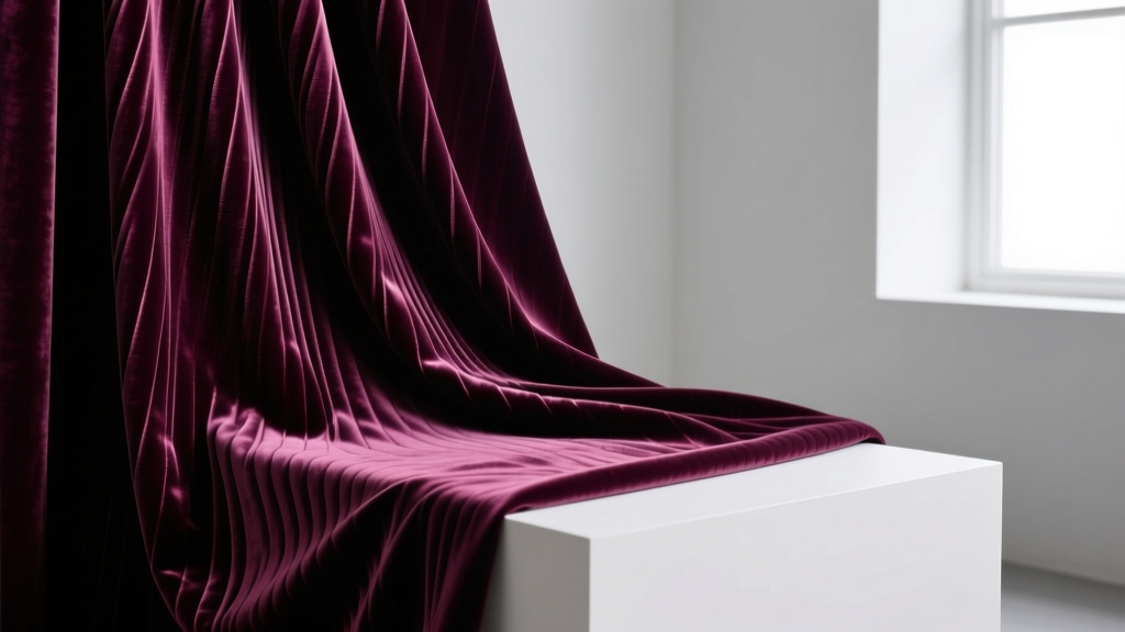 Velvet with Lines: The Structured Luxury Fabric Guide