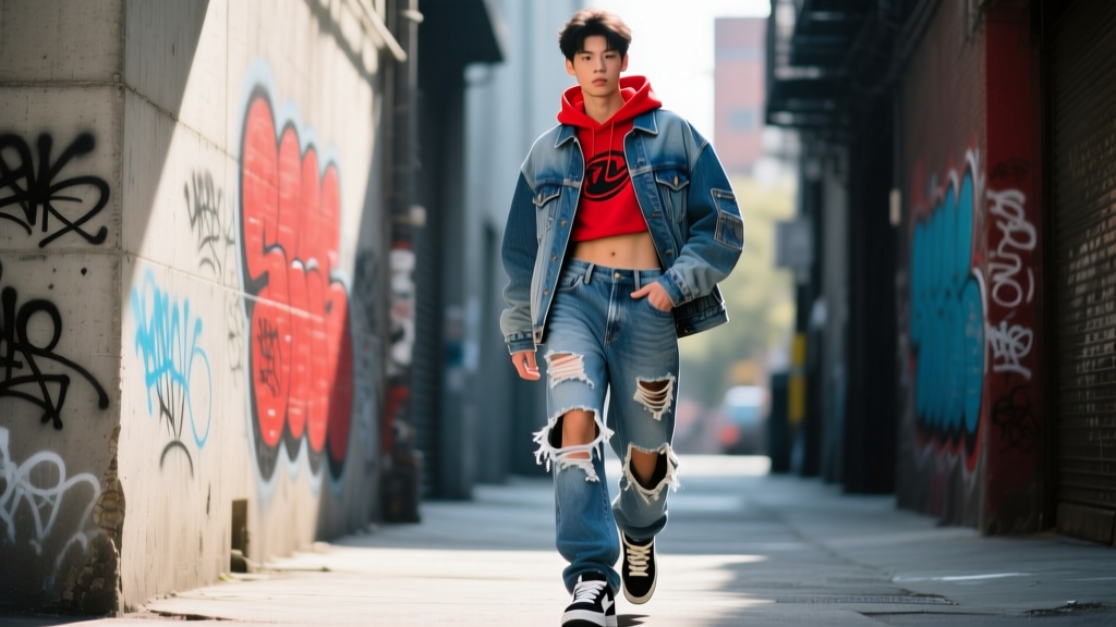 How to Style Ripped & Distressed Jeans in Streetwear