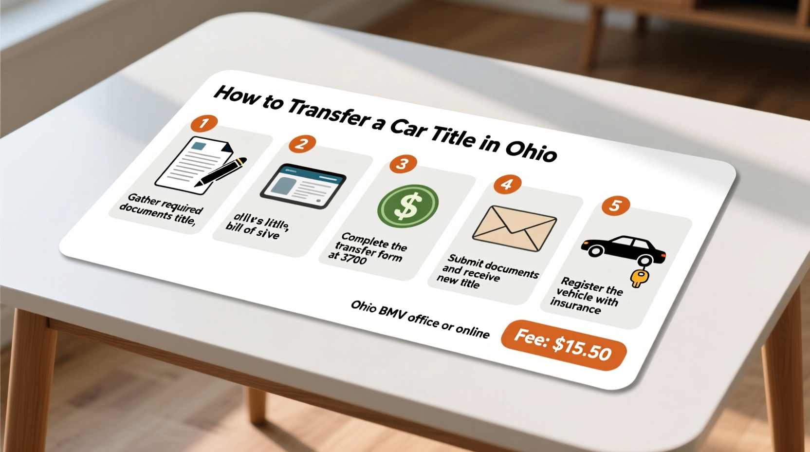 how to transfer a car title in ohio