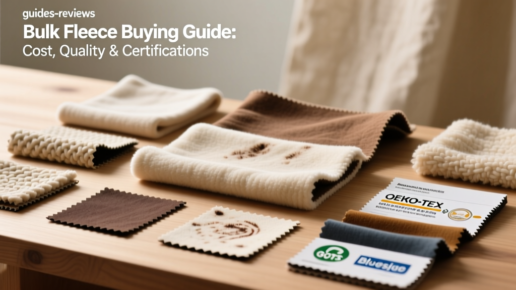 Bulk Fleece Buying Guide: Cost, Quality & Certifications