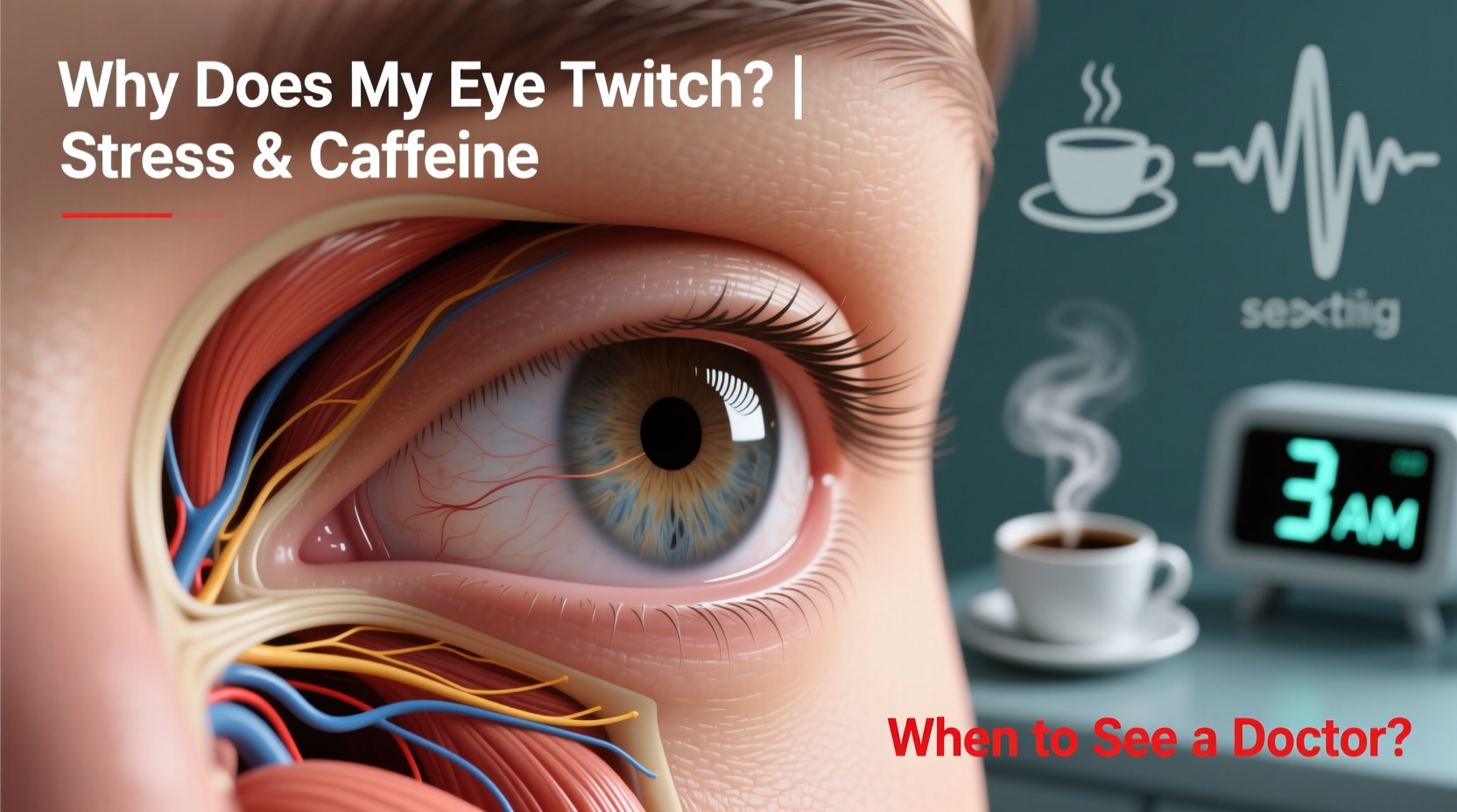 why does my eye twitch stress caffeine and when to see a doctor