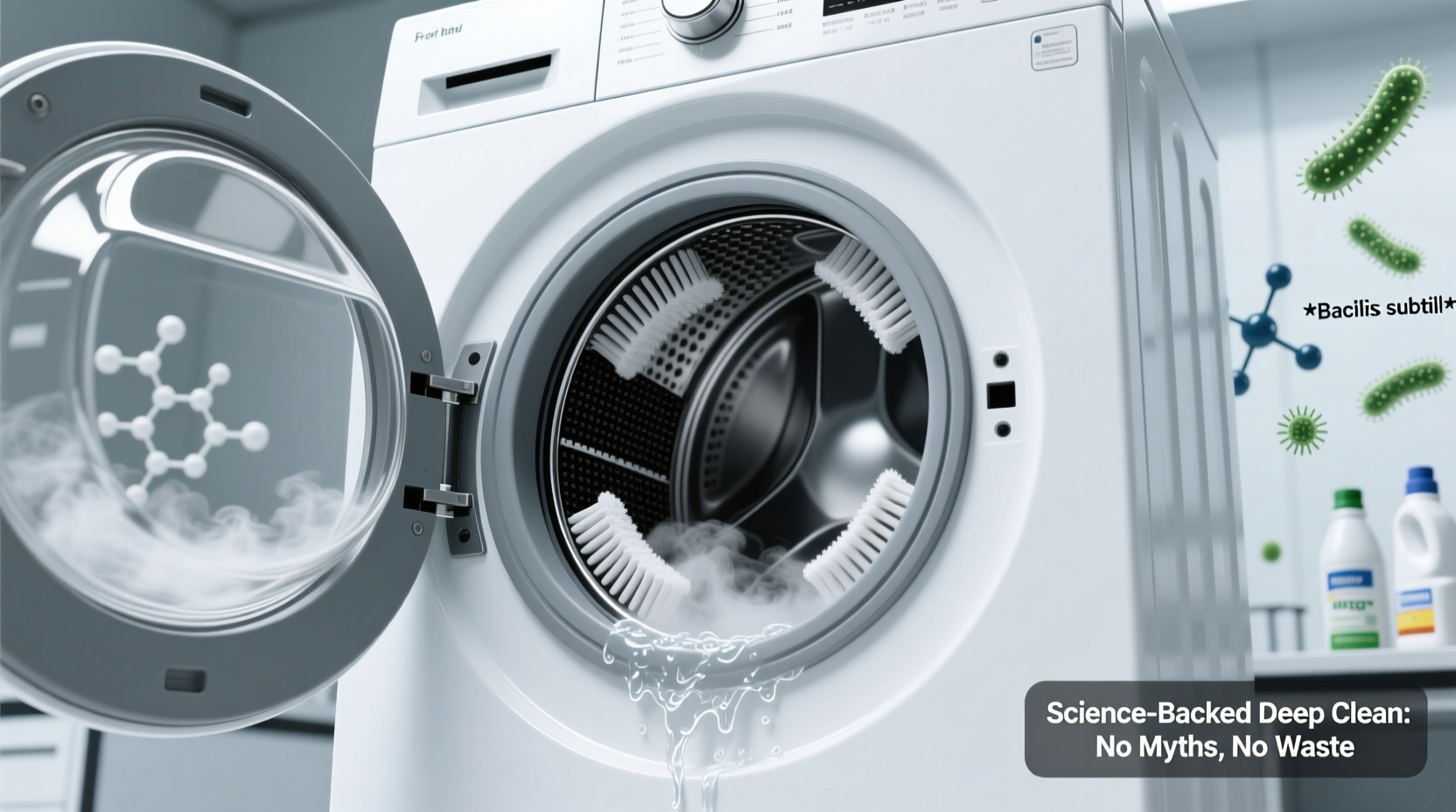 how to deep clean a front load washer drum gasket