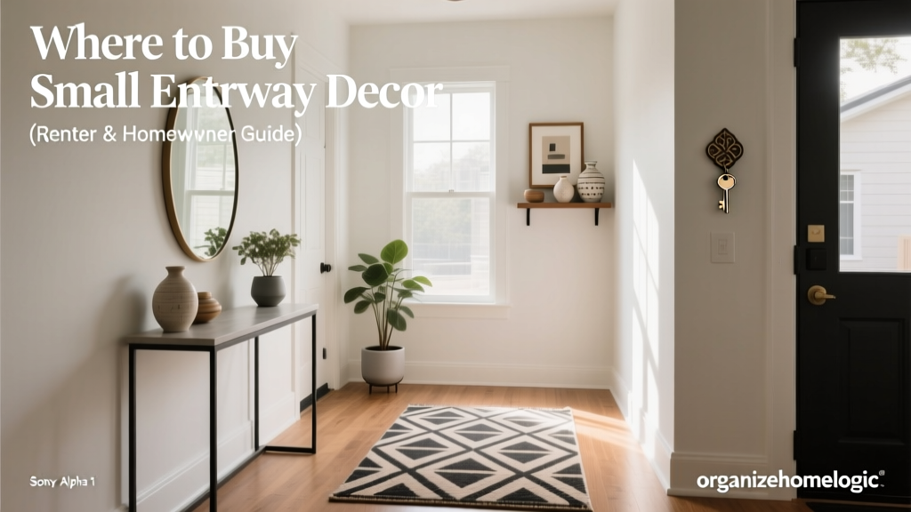 Where to Buy Small Entryway Decor (Renter & Homeowner Guide)