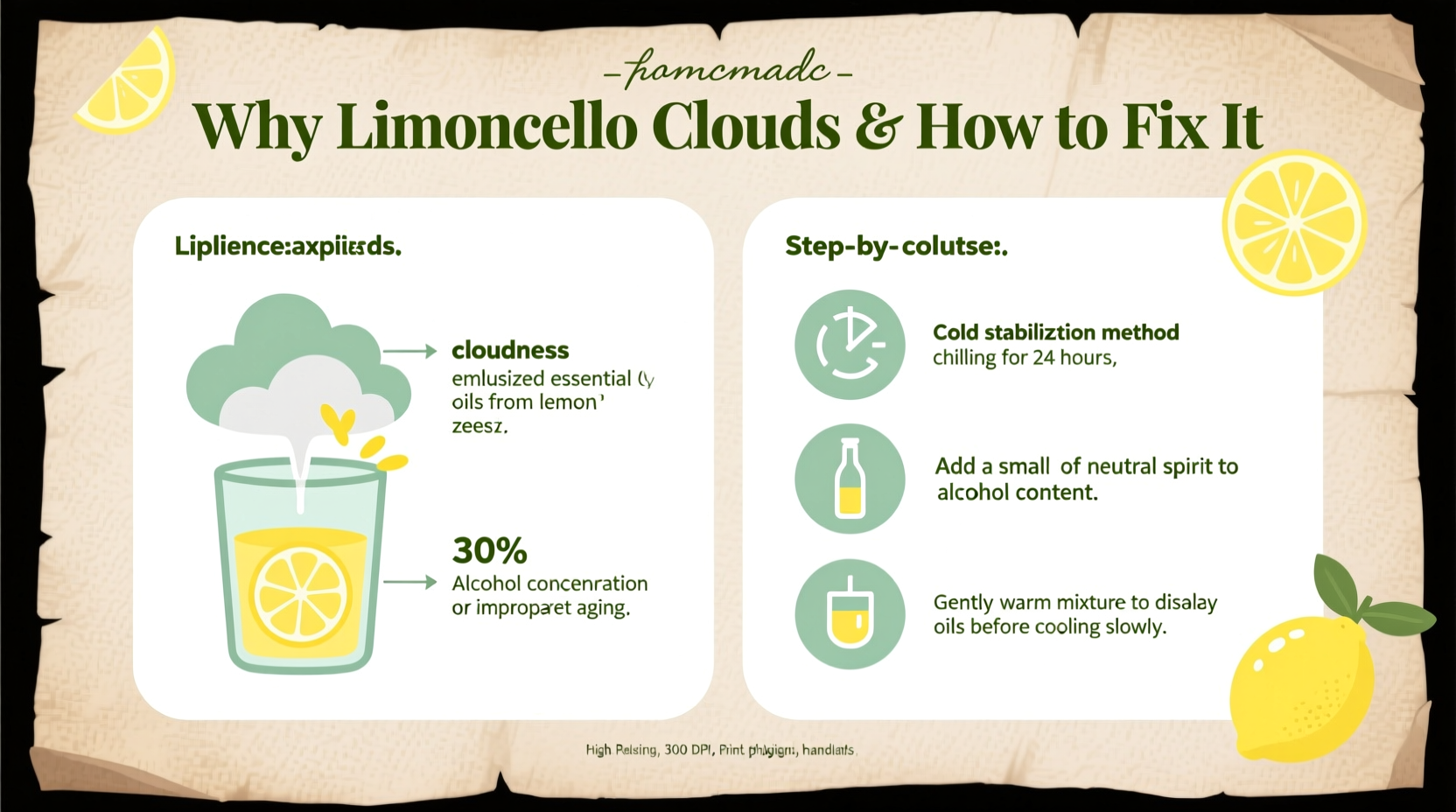 why does my homemade limoncello turn cloudy and how to fix clarity without filtering