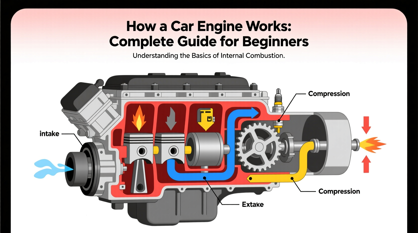 how to work engine in car