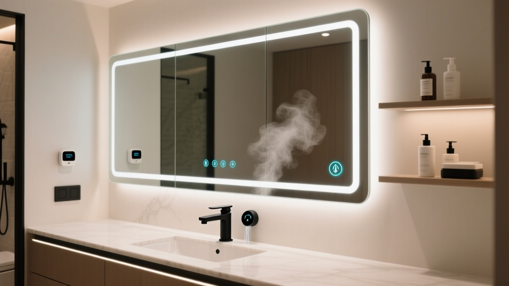 Smart Bathroom Mirrors with Sensors & Water Monitoring: A Practical Guide