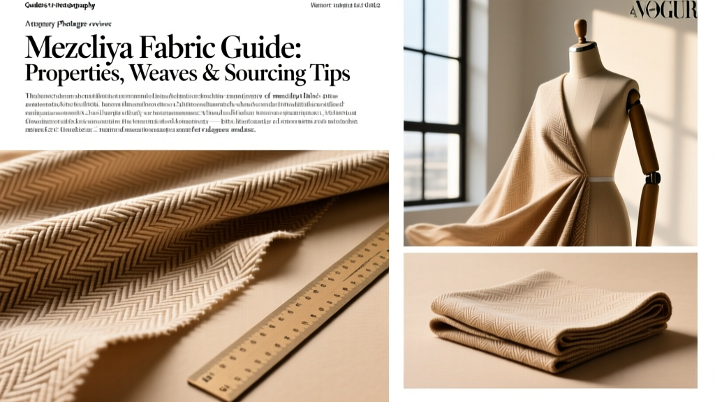 Mezcliya Fabric Guide: Properties, Weaves & Sourcing Tips