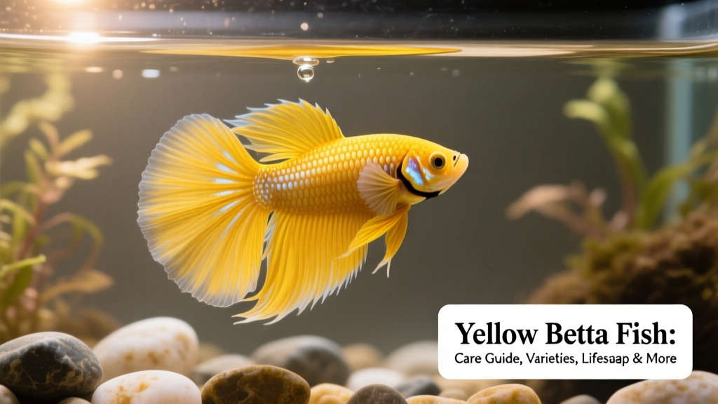 Yellow Betta Fish: Care Guide, Pictures, Varieties, Lifespan & More
