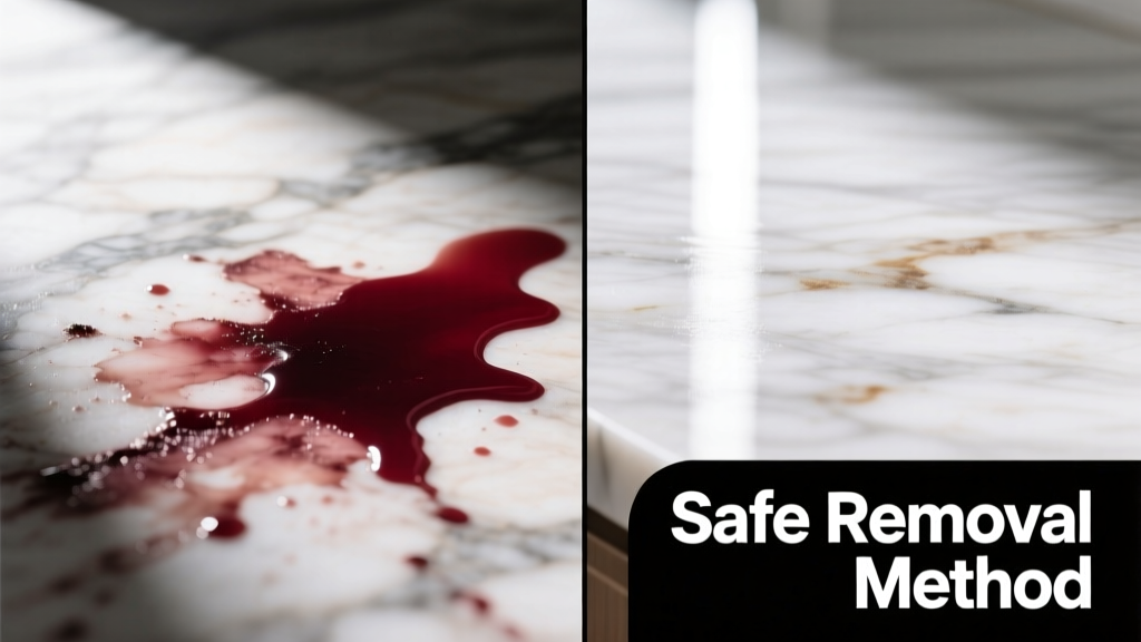 How to Remove Red Wine from Marble Safely