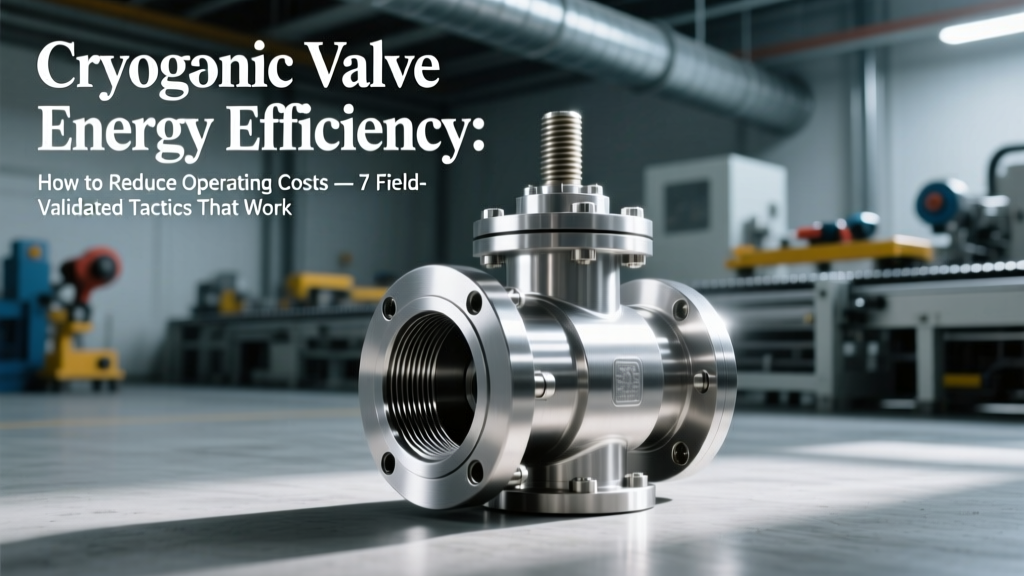 Cryogenic Valve Energy Savings: 7 Tactics Cut Load 18–32%