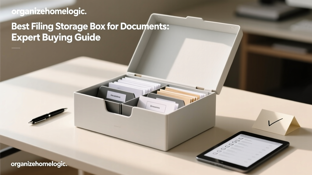 Best Filing Storage Box for Documents: Expert Buying Guide