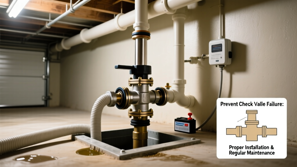 How to Prevent Sump Pump Check Valve Failure