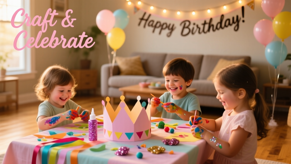 7 Engaging, Developmentally Appropriate Birthday Party Craft Ideas for Kids Ages 3–10