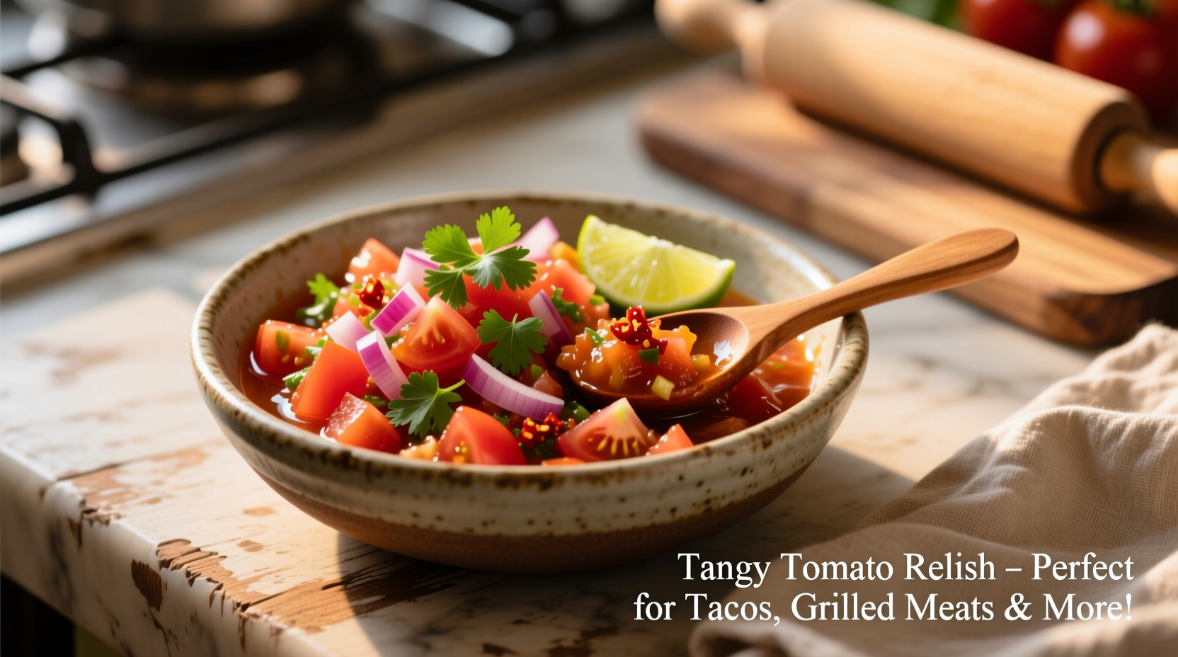 a tangy tomato relish recipe for any dish
