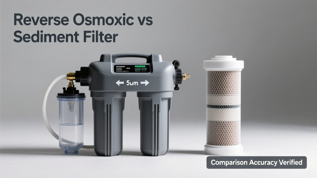 Reverse Osmosis vs Sediment Filter: Which Is Better?
