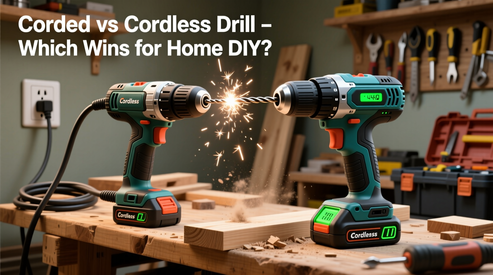 corded drill vs cordless which one is better for home diy projects