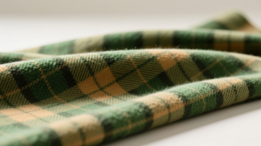 Green Plaid Fleece Fabric: Sustainable Warmth, Real Performance