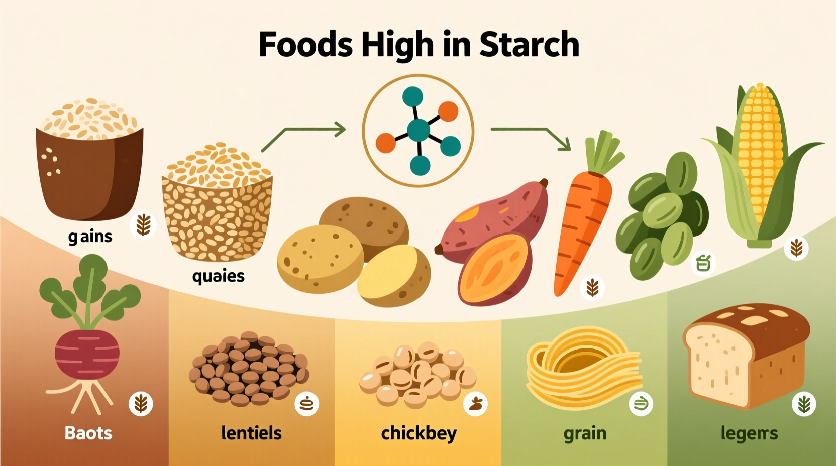 what foods have starch