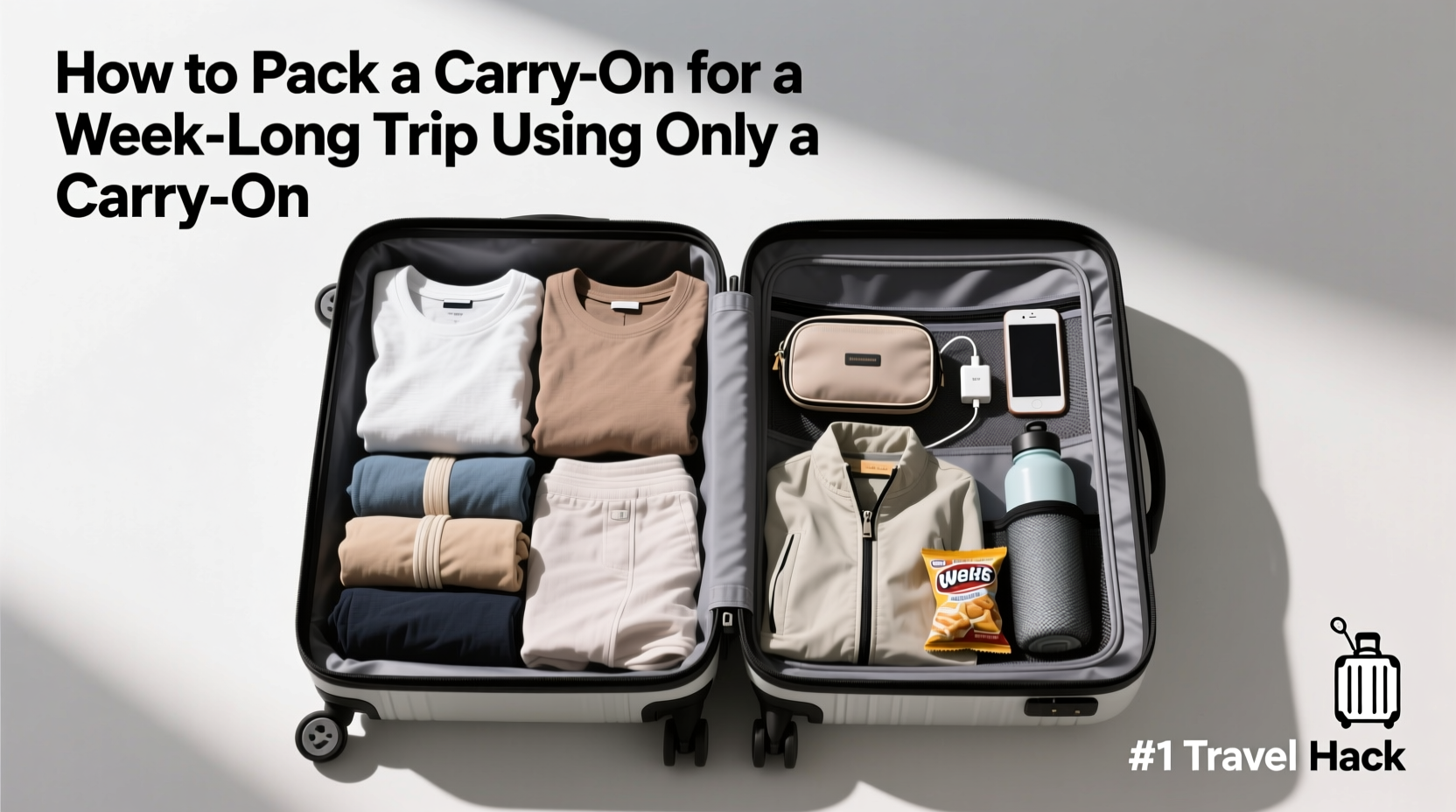 How To Pack A Carry On For A Week Long Trip In A Carry On Only