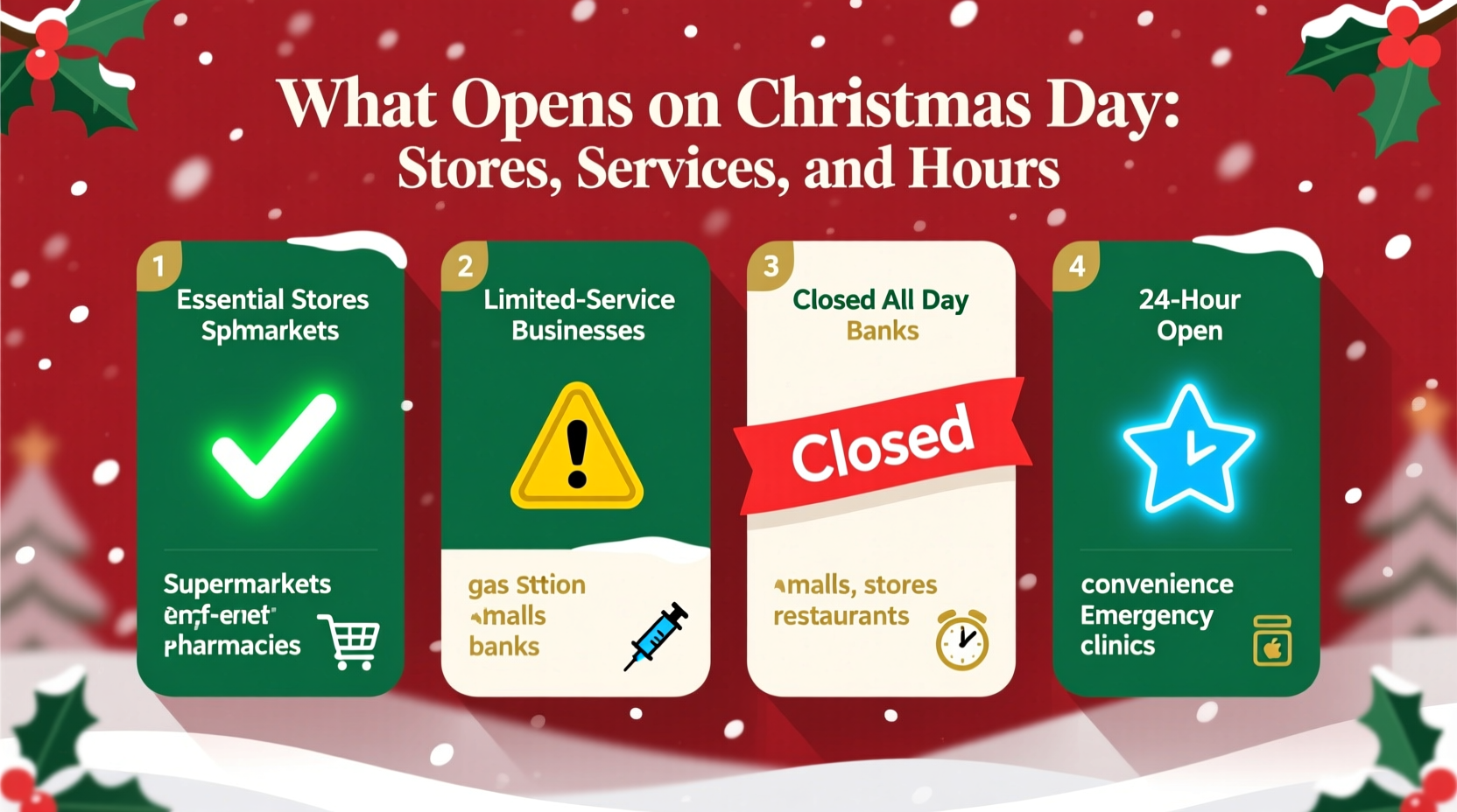 what opens on christmas day