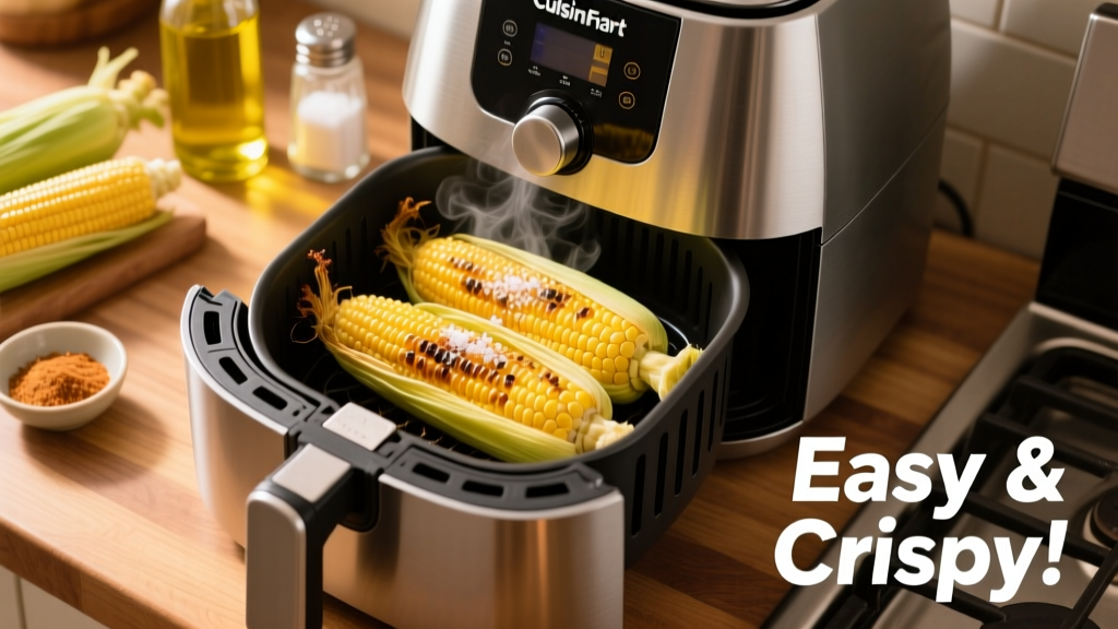 How to Cook Corn in a Cuisinart Air Fryer (Crispy & Easy!)
