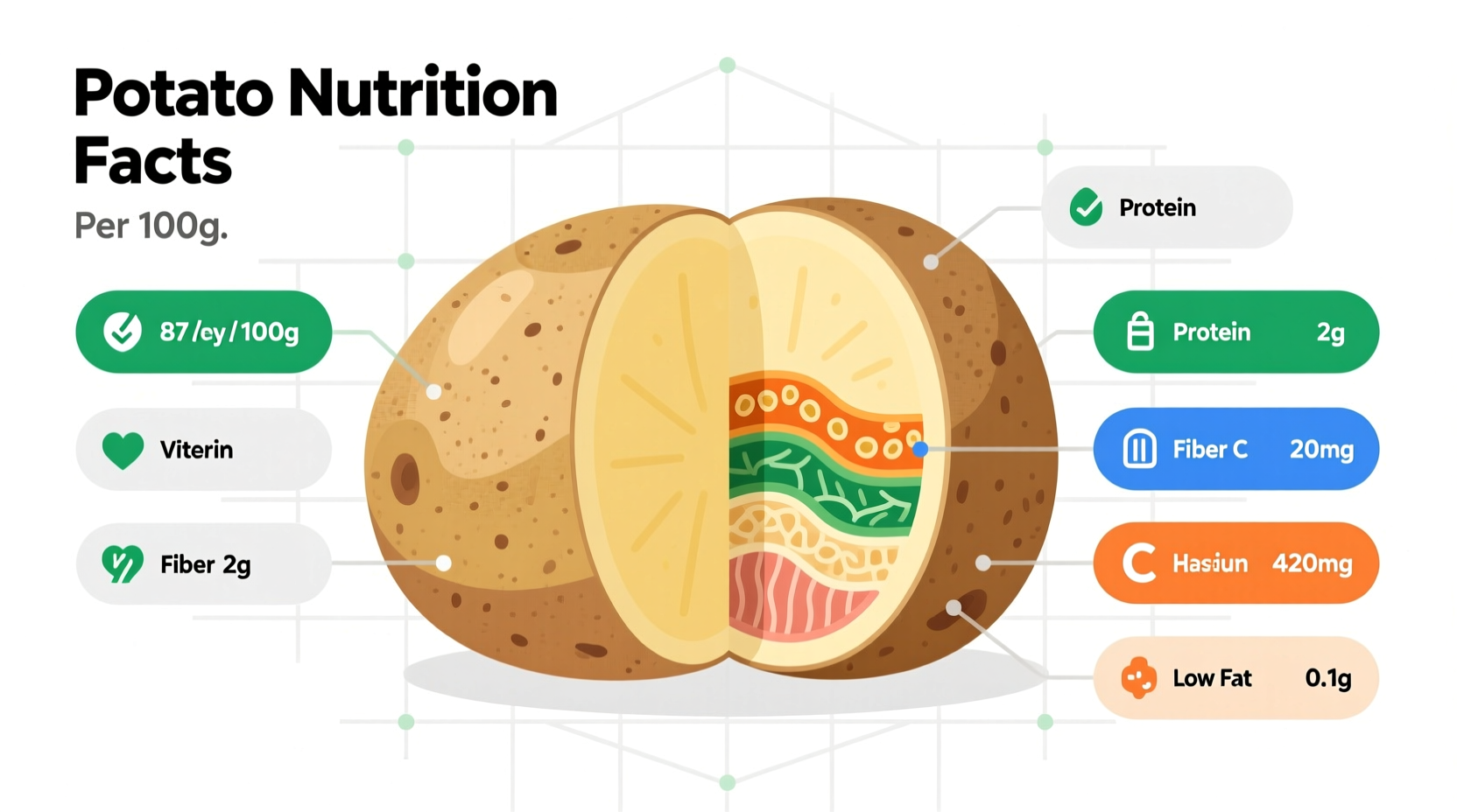 Potato Nutrition Facts: Complete Health Benefits Guide