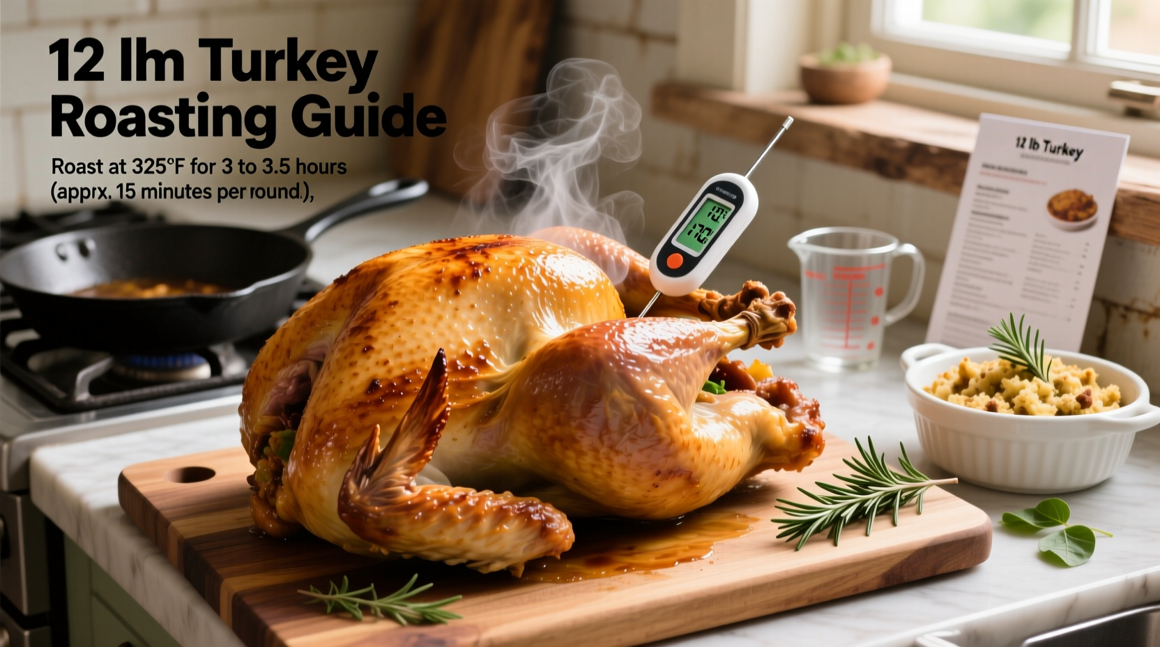 how long cook 12 lb turkey