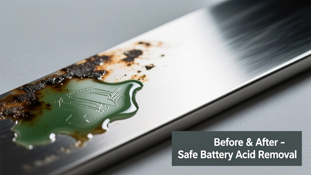 How to Remove Battery Acid from Stainless Steel Safely