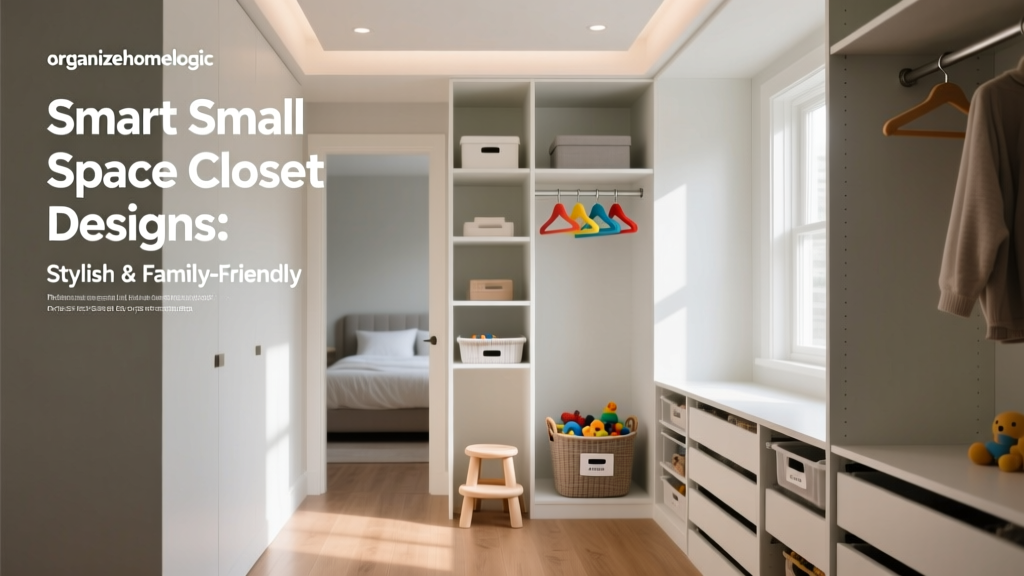 Smart Small Space Closet Designs: Stylish & Family-Friendly