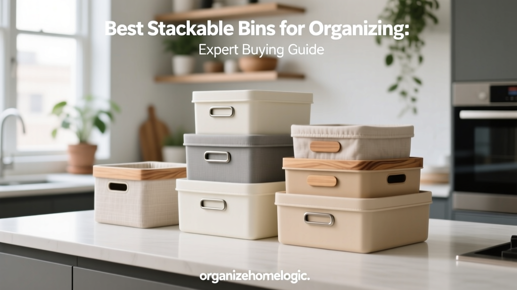 Best Stackable Bins for Organizing: Expert Buying Guide