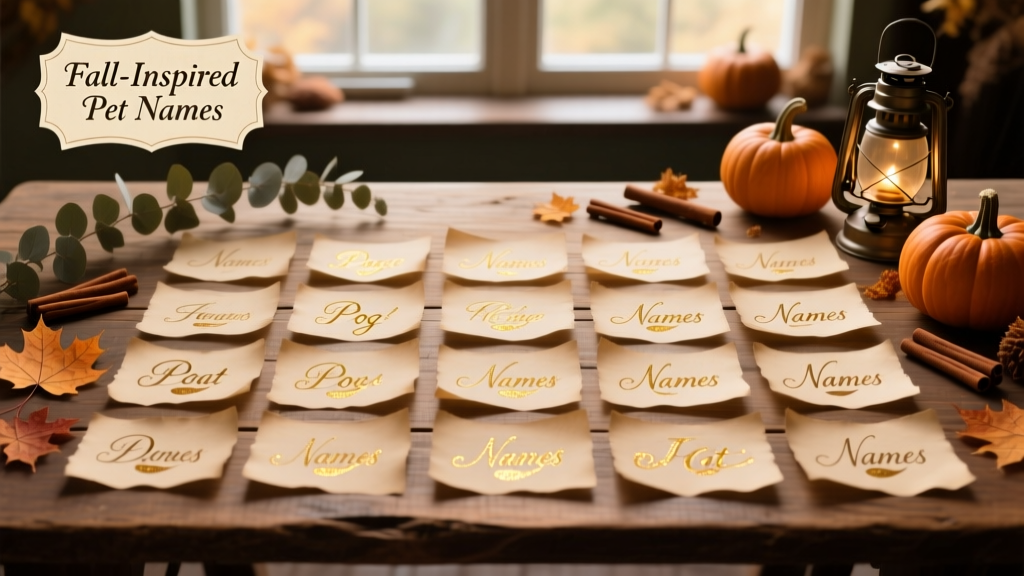 75 Fall-Inspired Dog Names, Cat Names and More