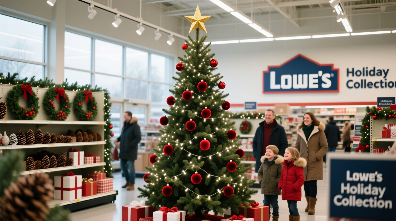does lowes sell christmas trees