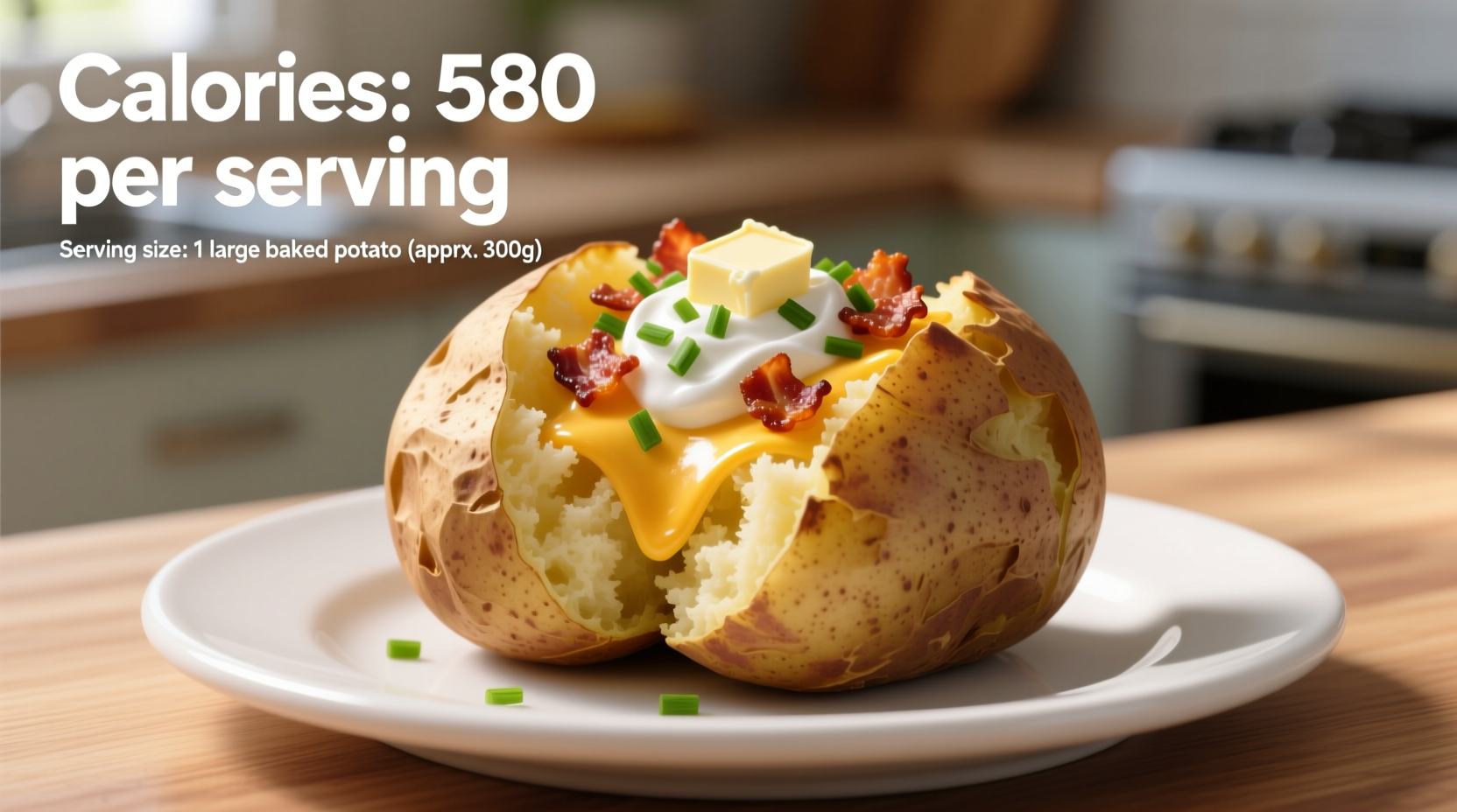 Loaded Baked Potato Calories: Complete Breakdown (480 Cal)