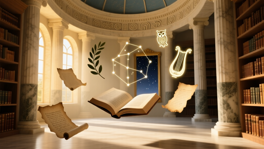 Library in Greek: Cultural Dream Symbolism