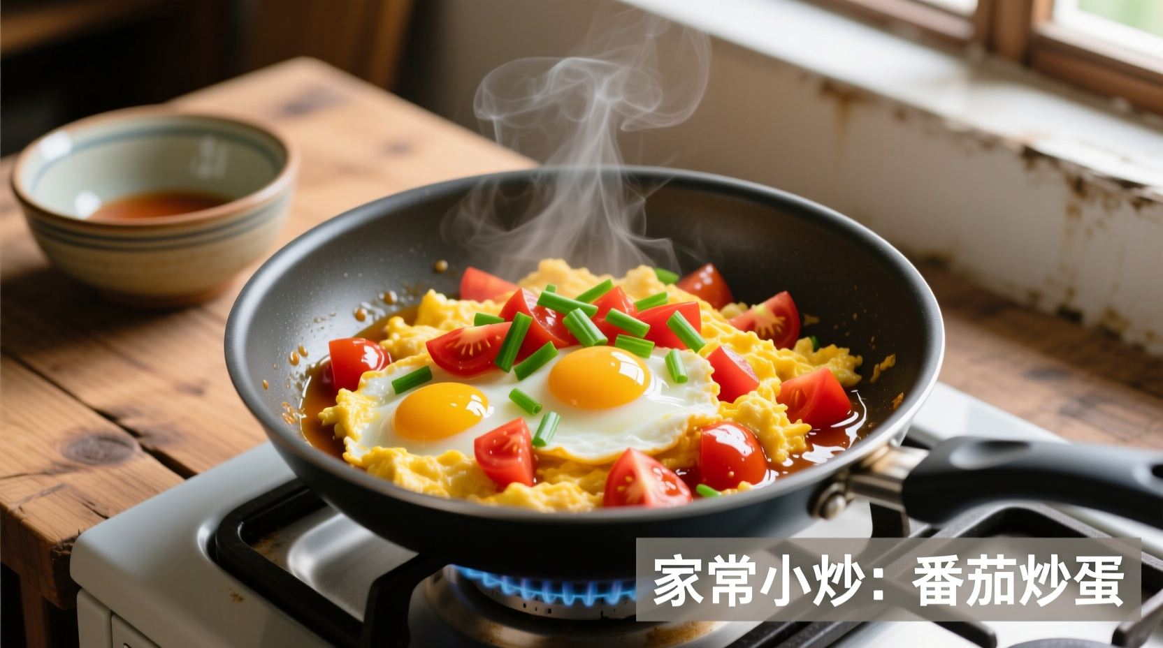 how to make a simple egg and tomato stir fry